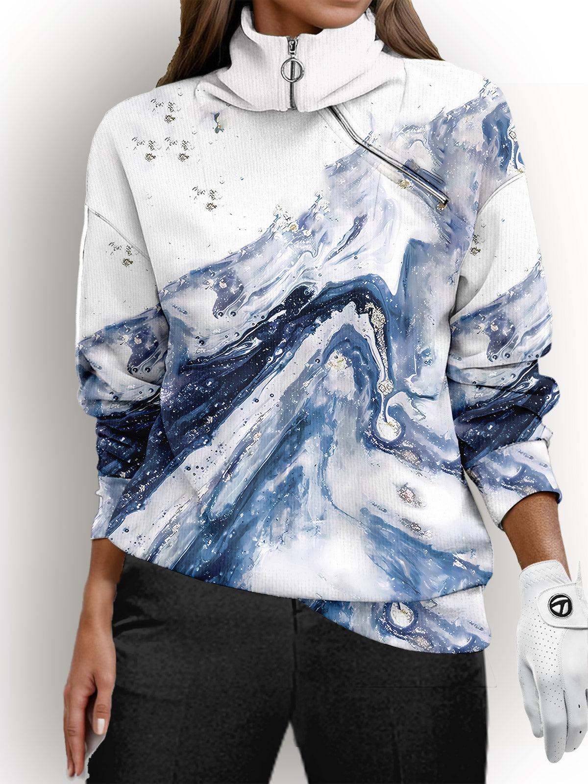 Sweatshirt Pull de Golf Femme