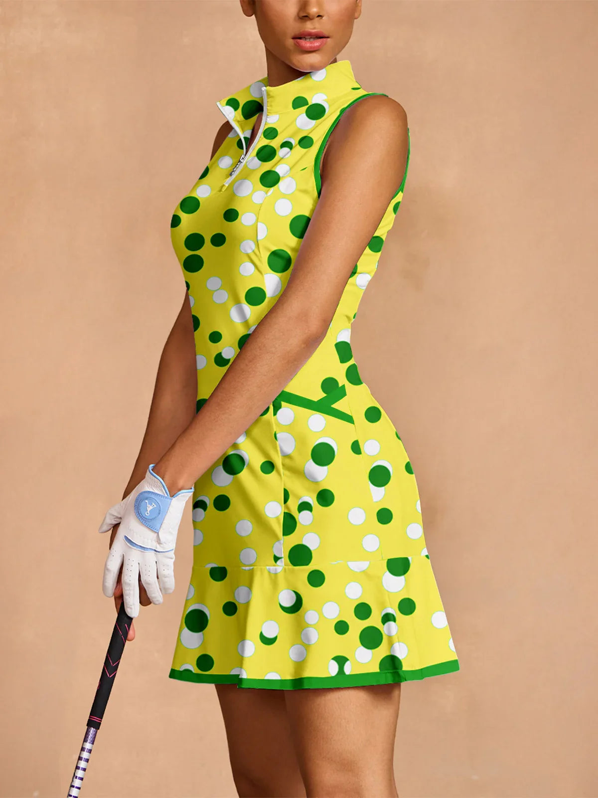 Hyper-prep Ruffle 35.5 Inch Kleid für Golf Pickleball & Tennis