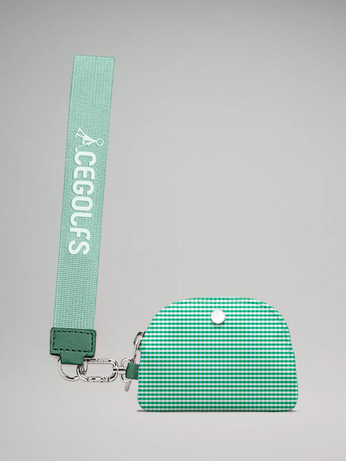 Plaid Single Pouch Wristlet