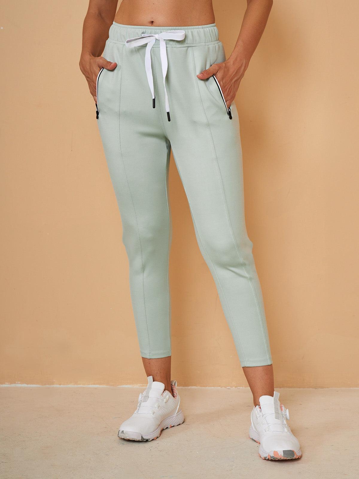Golfmode Damen Capri-Jogginghose mit Kordelzug