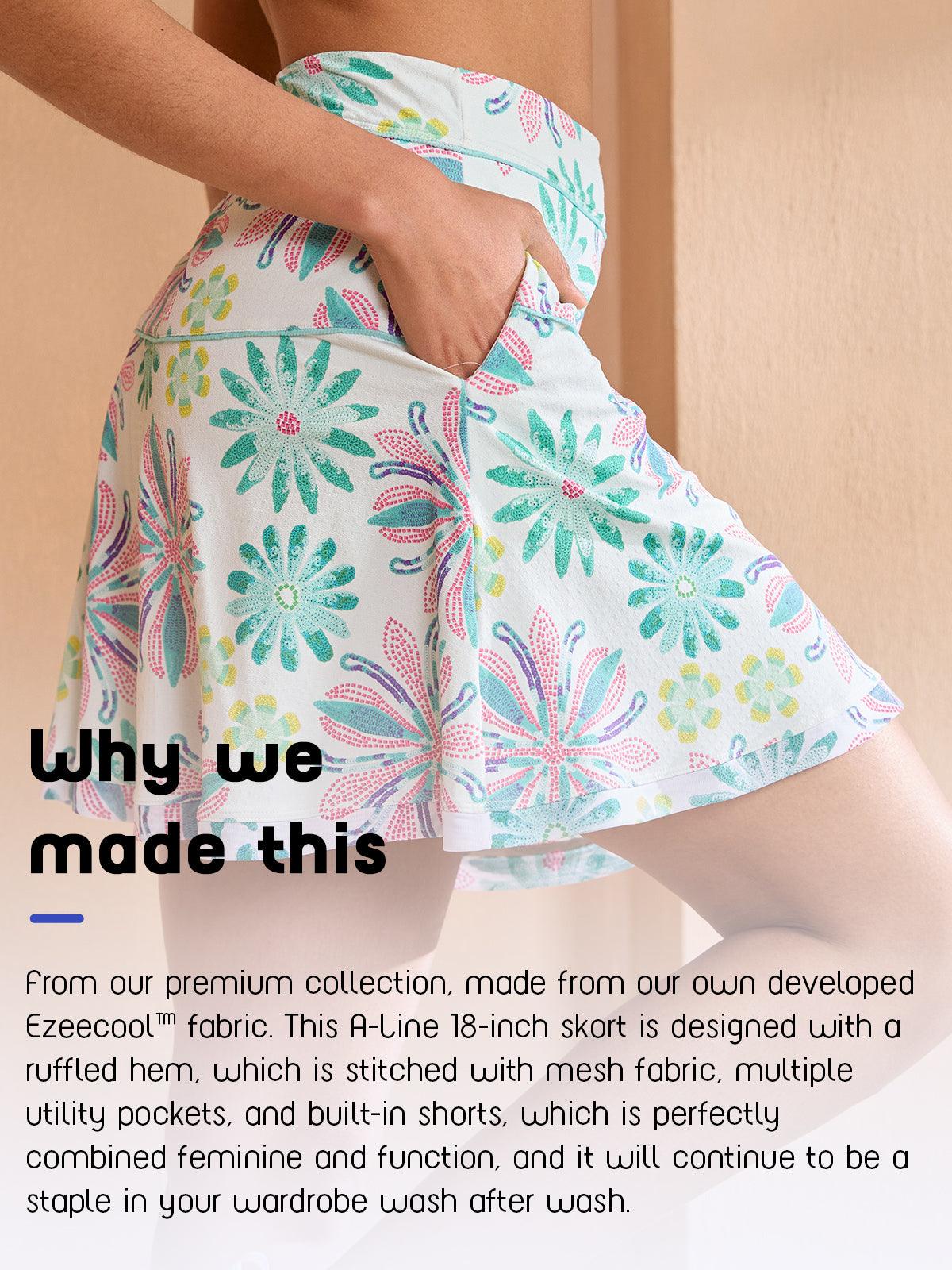 Jupe-short ligne A premium 18,5 pouces UPF50+