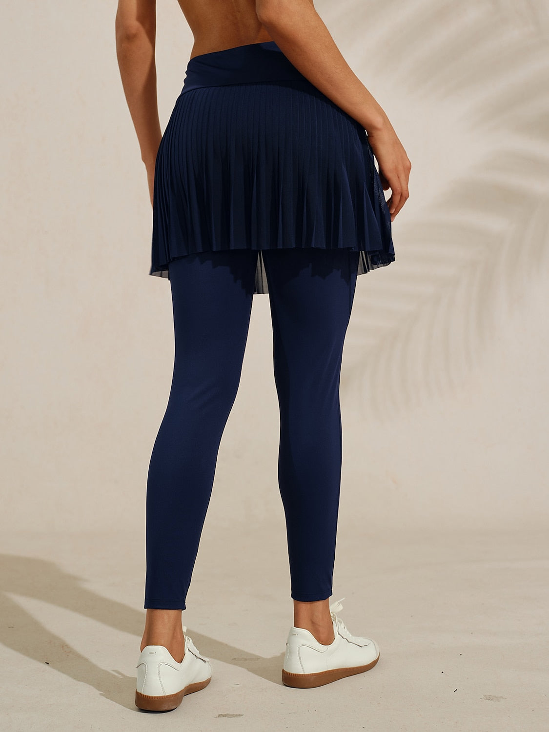 More Than Basic 37 Inch Pleated Mesh Skeggings