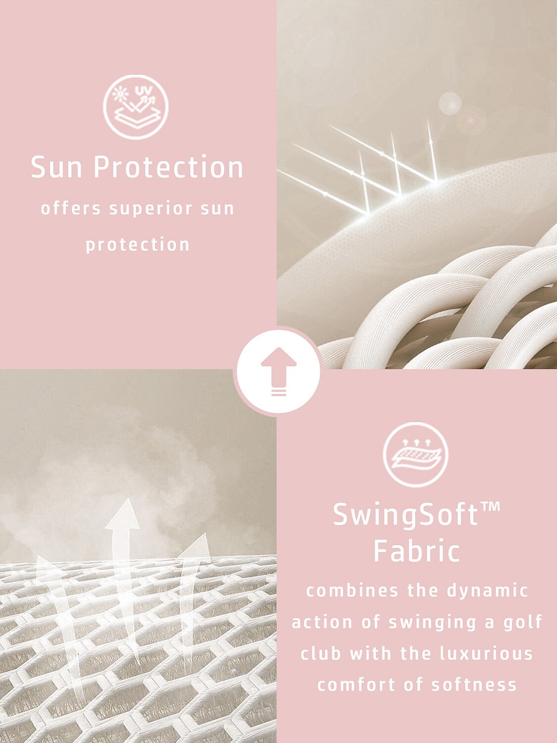 ボタニカルエナジー ラッフル ゴルフジャケット 日焼け防止