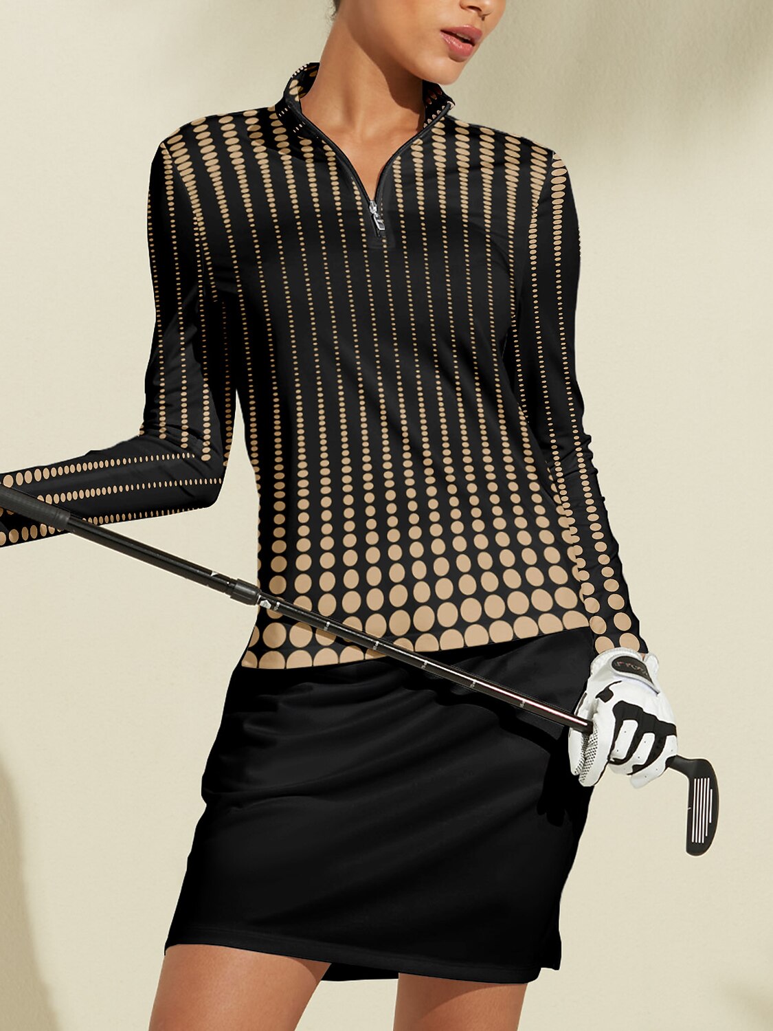 Hyper-prep Golf Shirt Quarterzip UPF50+