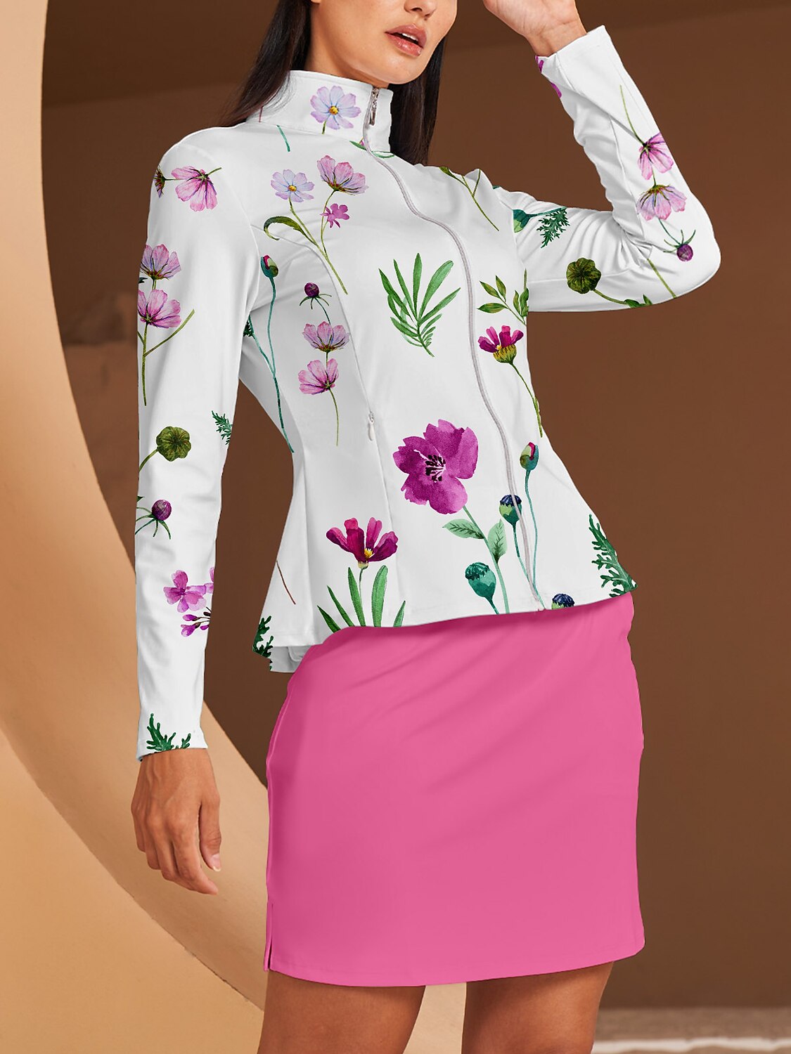 Botanical Energy ラッフル ゴルフジャケット 日焼け止め