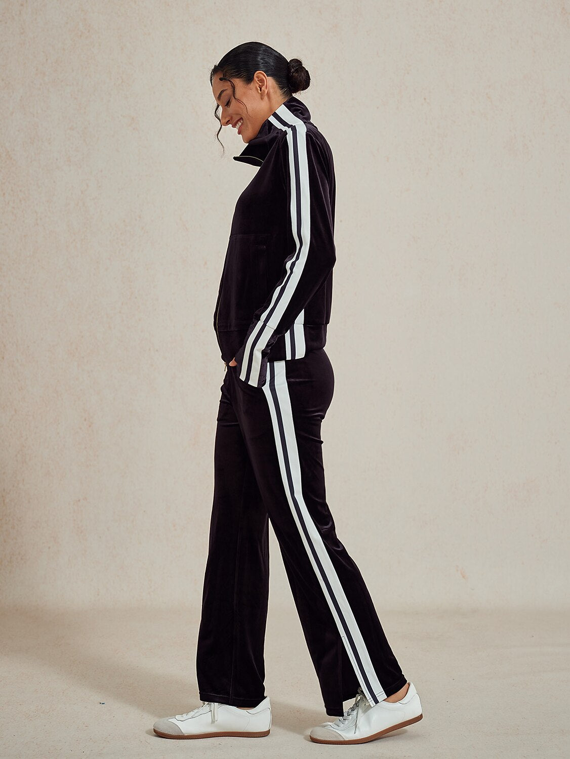 UltraSoft Velvet Long Sleeve Full Zip Jacket