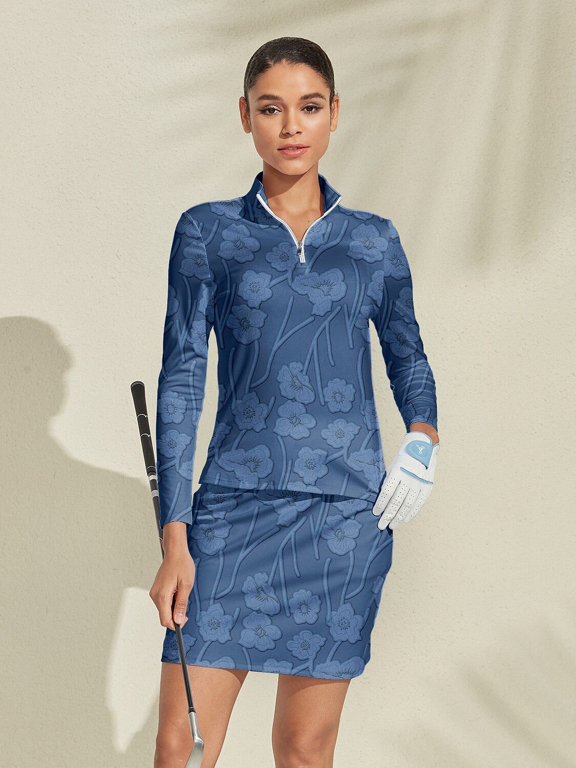 Botanical Energy Silky 19 Inch High Waist Skort UPF50+