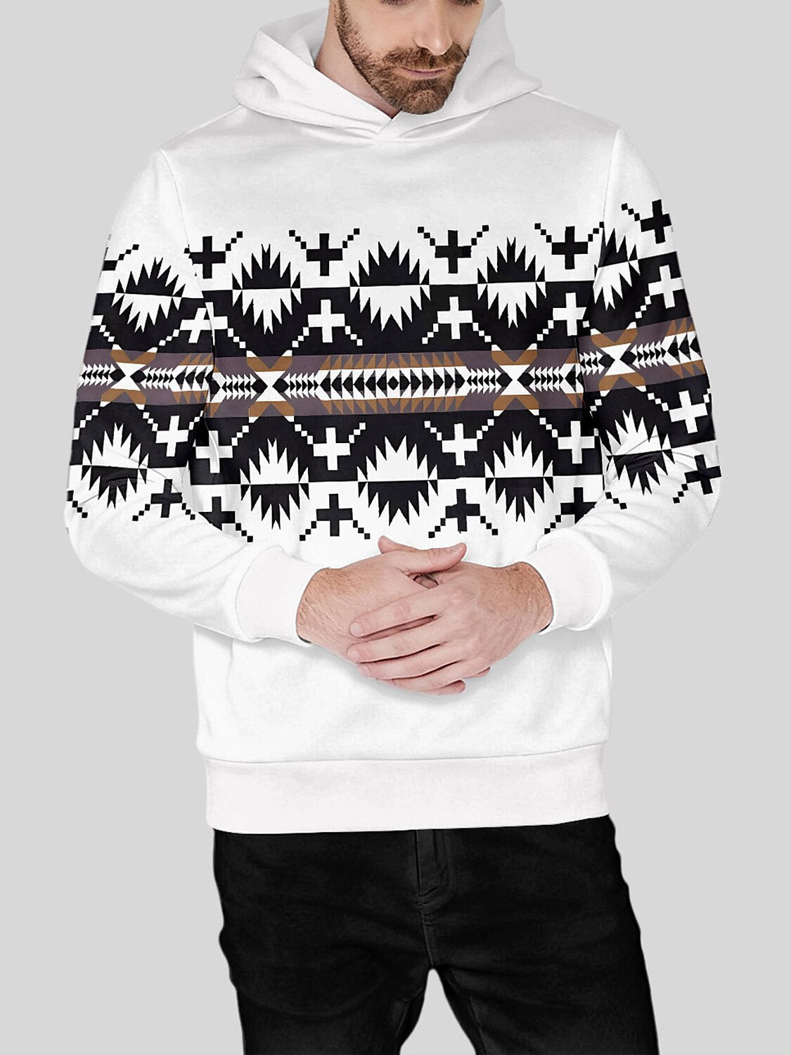 Bold Baroque Men's Golf Hooded Sweatshirt