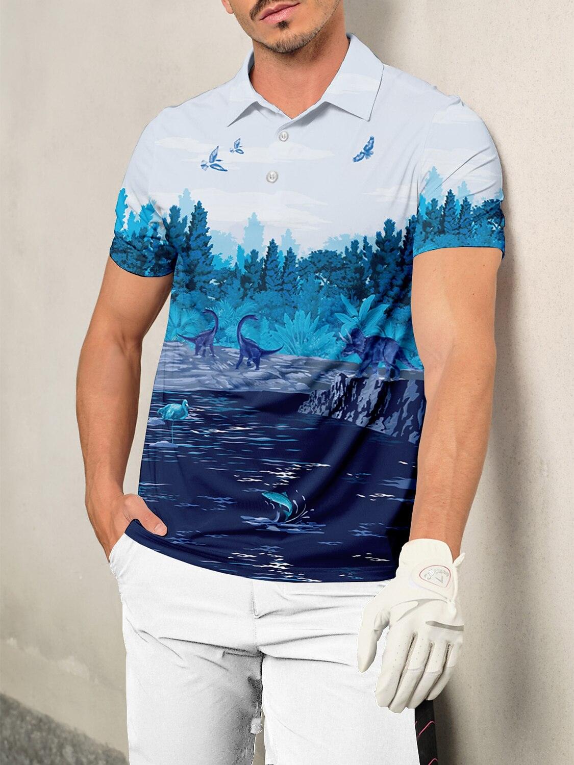 Wildlife Party Heren Polo Top UPF50+