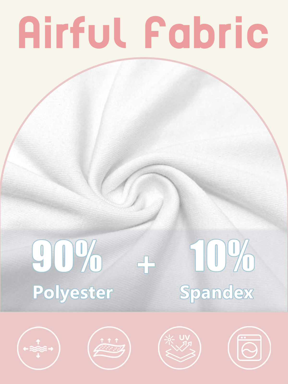 Hyper-prep Ruffle V-hals Tanktop UPF50+