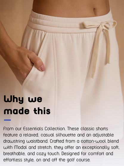 UltraSoft Drawstring Wide Leg Shorts