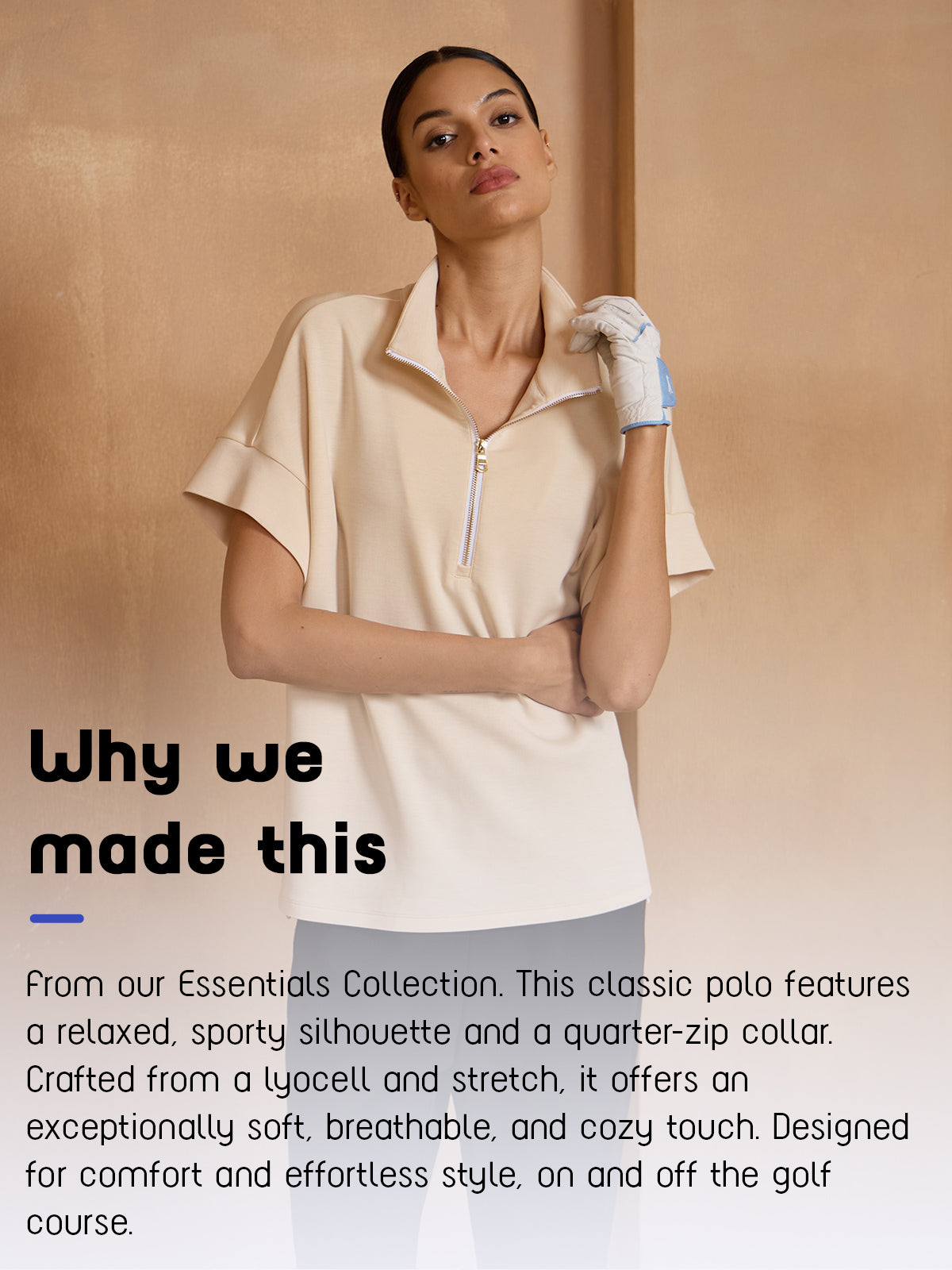 UltraSoft Short Sleeve Half Zip Golf Shirt