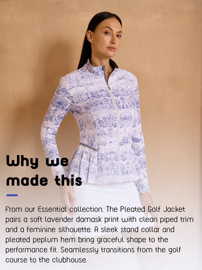 Botanical Energy Ruffle Golf Jacket Sun Protection