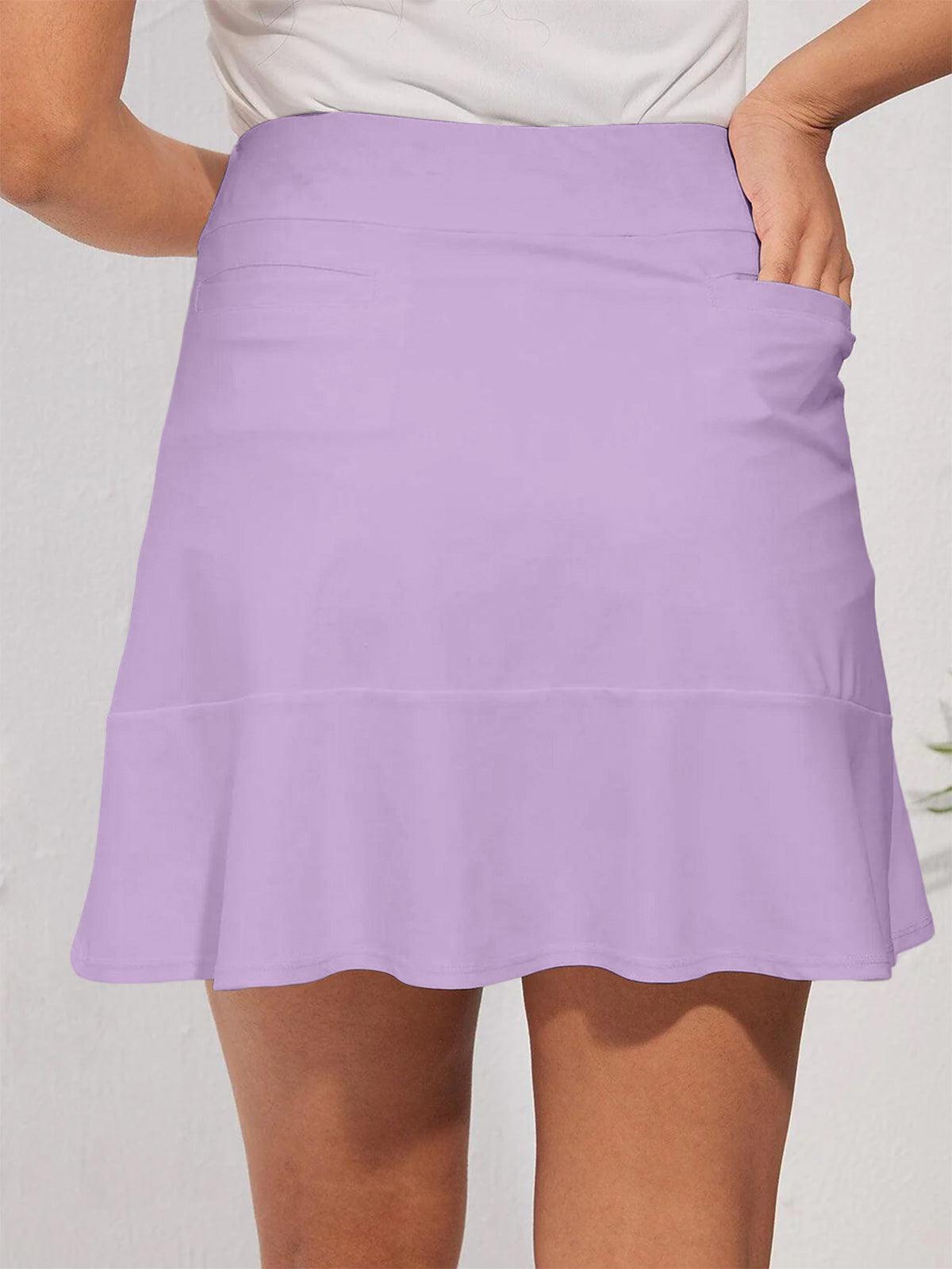 Basic 17 Inch Ruffle Skort UPF50+