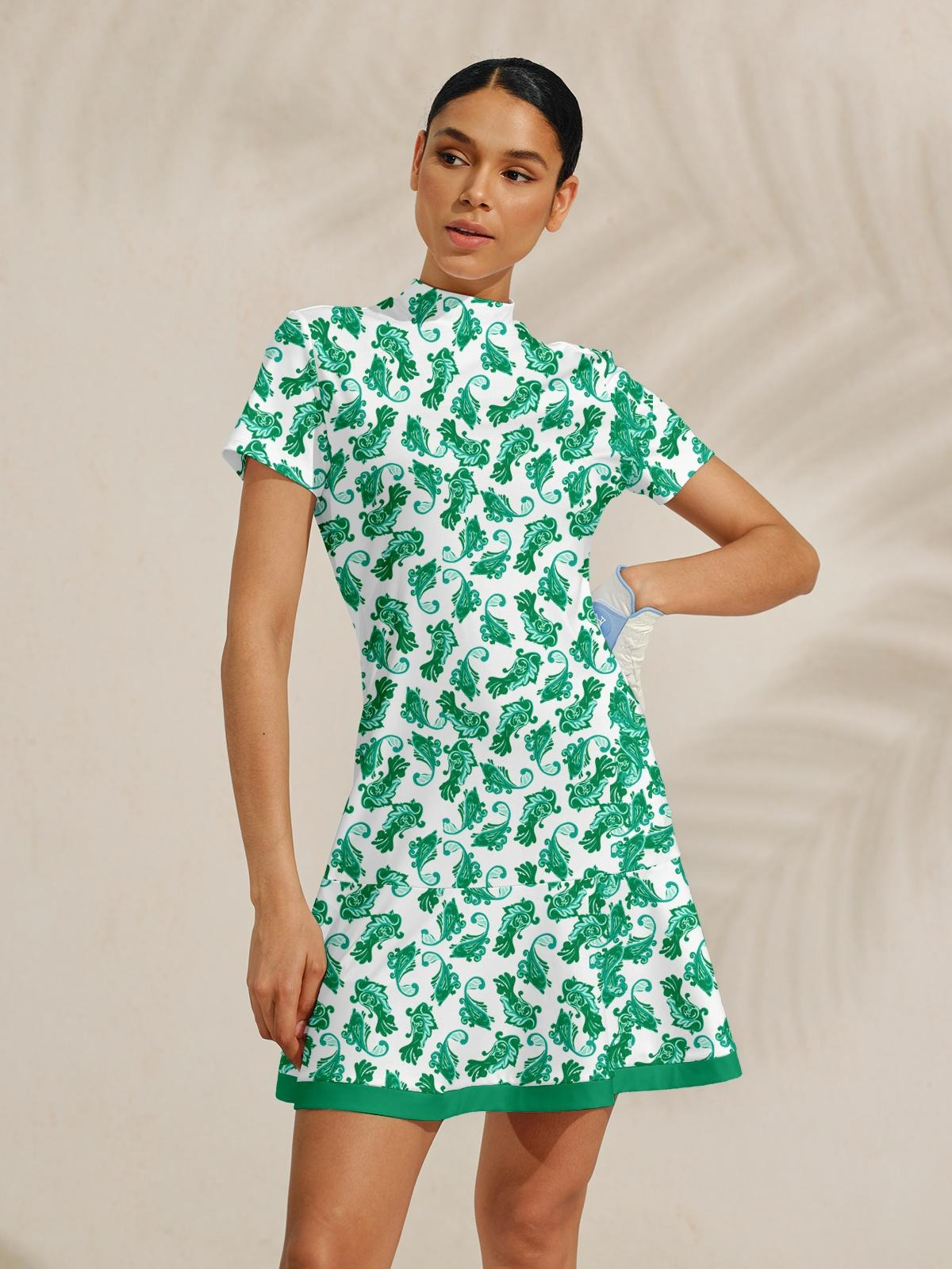 Pretty Feminine Ruffle 35.5 Inch Dress For Golf Pickleball & Tennis