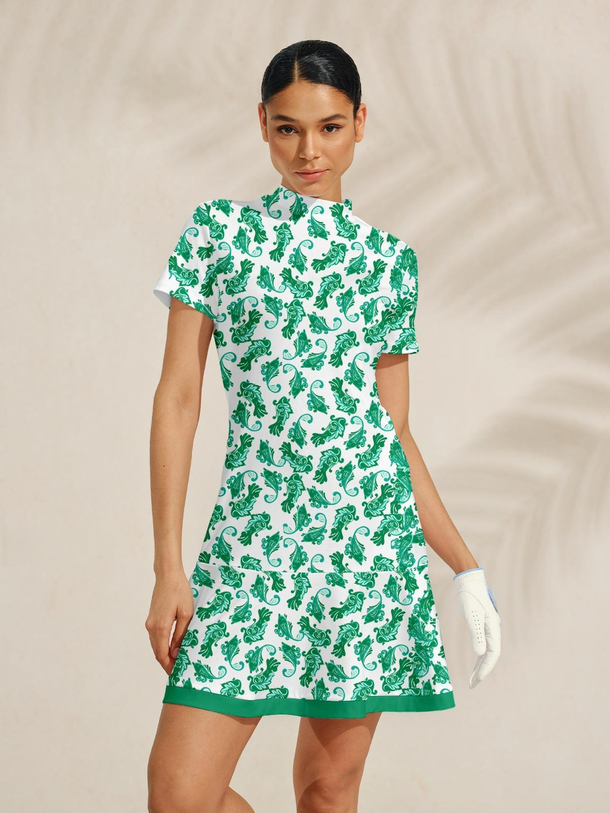 Pretty Feminine Ruffle 35.5 Inch Dress For Golf Pickleball & Tennis