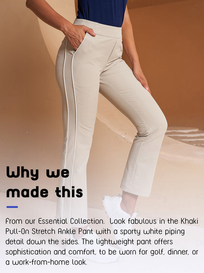 기본 이상의 28인치 스트레치 발목 팬츠