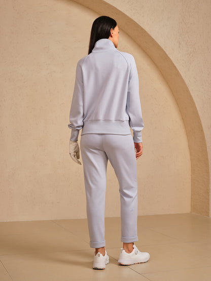 Chaqueta de manga larga UltraSoft con ribetes