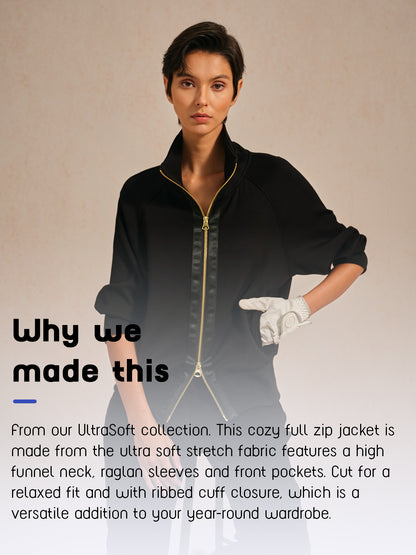 UltraSoft Long Sleeve Trimmed Jacket