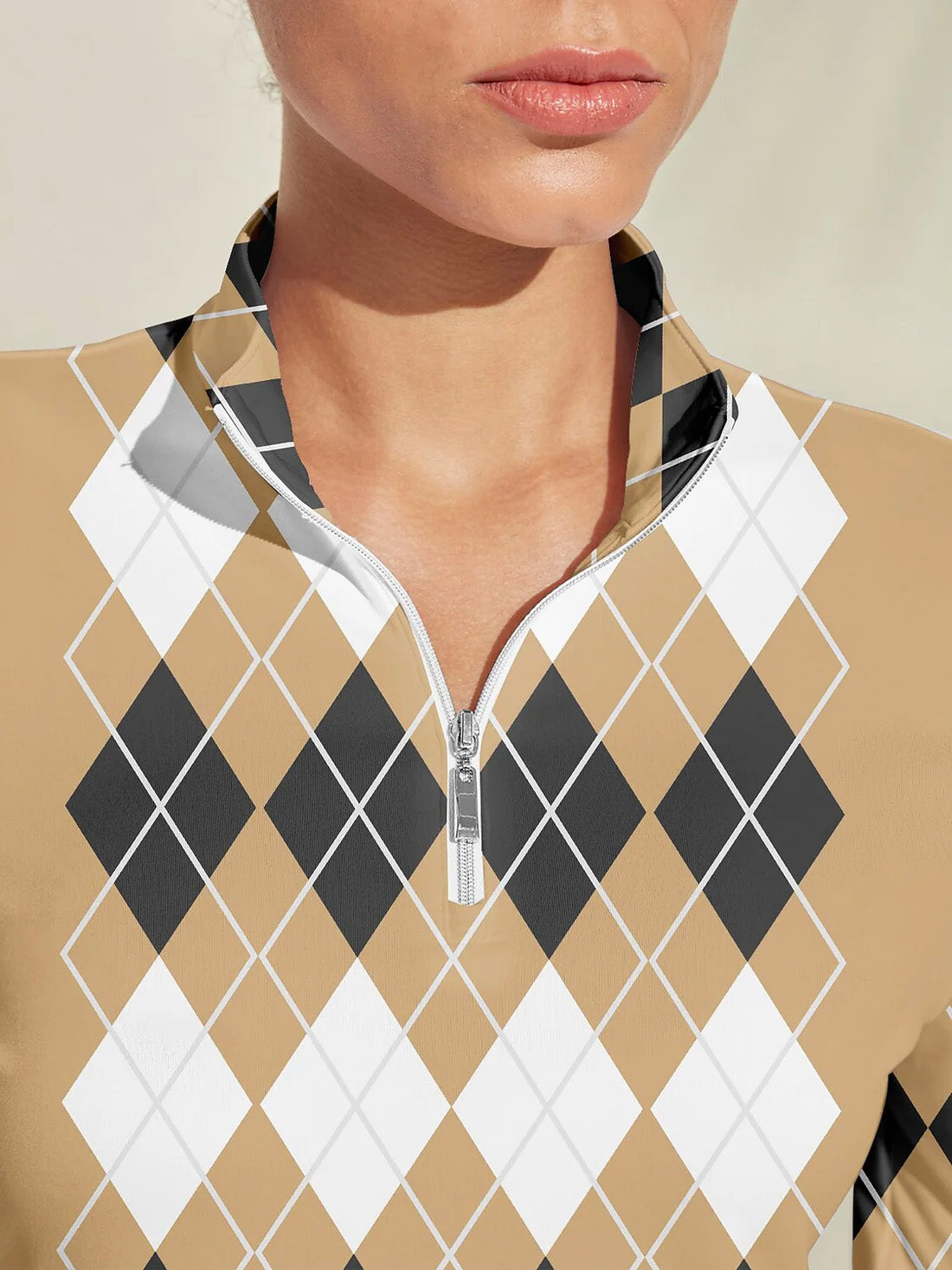 Not So Classic Golf Shirt Quarterzip UPF50+