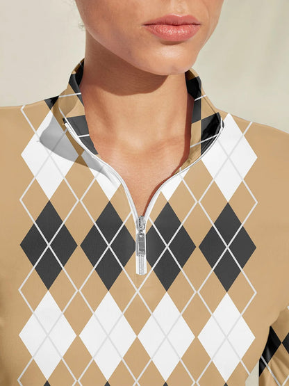 Not So Classic Golf Shirt Quarterzip UPF50+