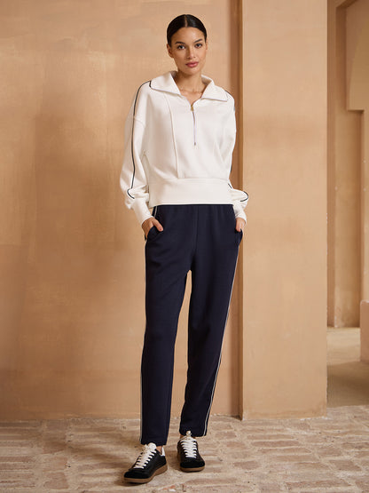 UltraSoft Wool Long Sleeve Trimmed Sweatshirt