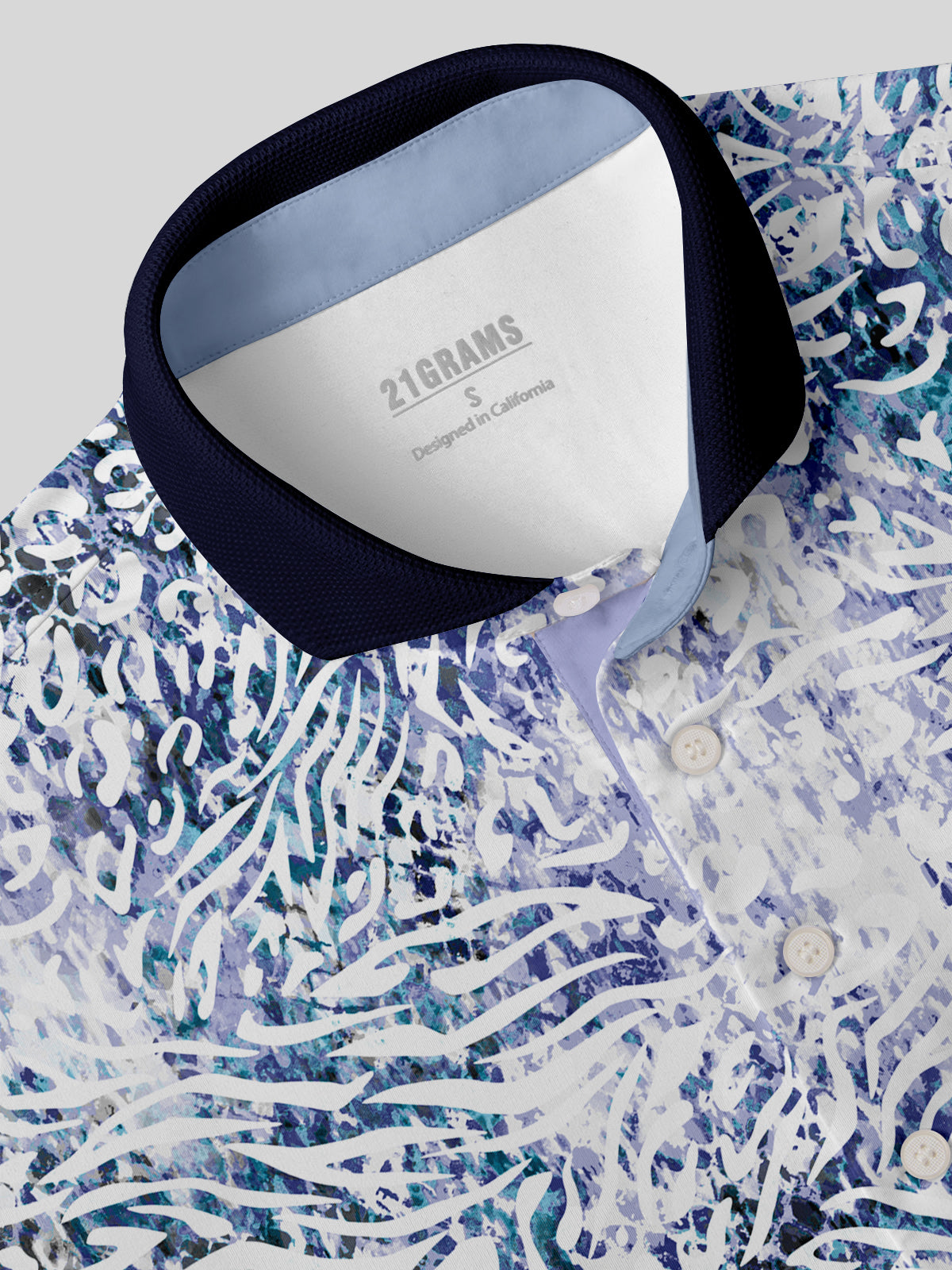 Wildlife Party Herren-Poloshirt mit Rippkragen, UPF50+