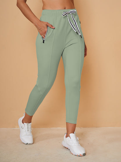 Golfmode Damen Capri-Jogginghose mit Kordelzug