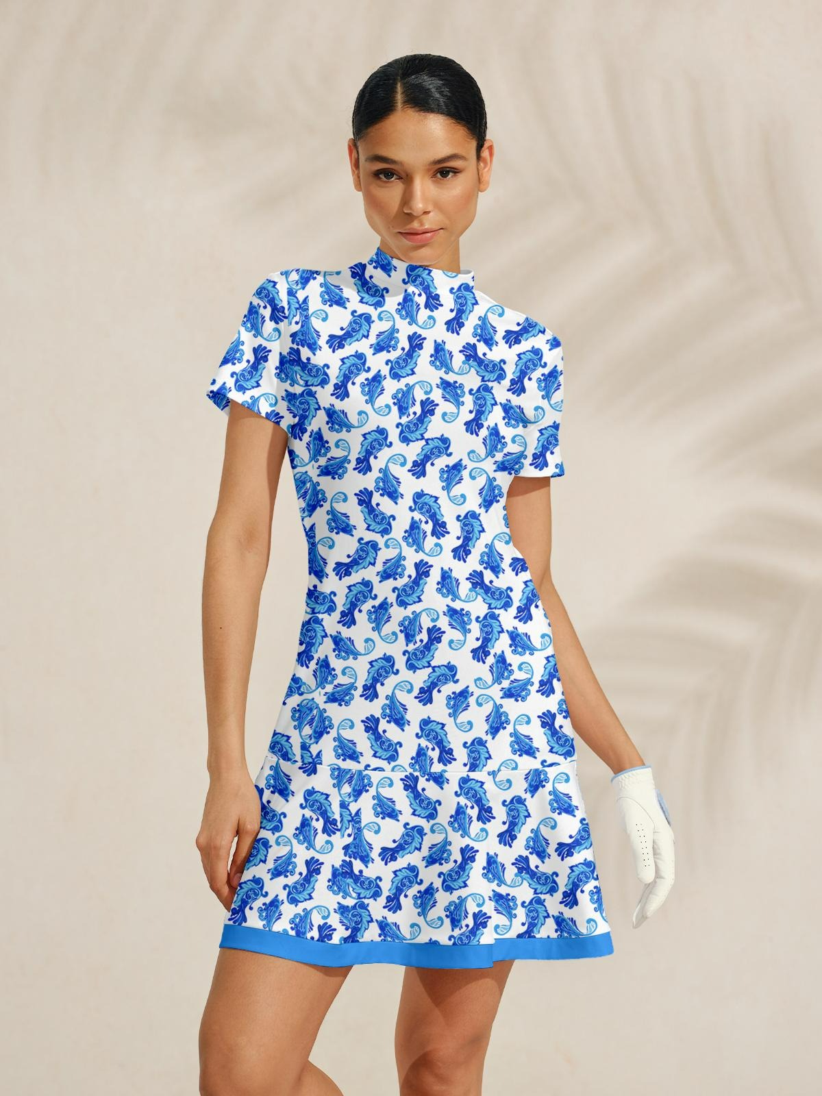 Pretty Feminine Ruffle 35.5 Inch Dress For Golf Pickleball & Tennis