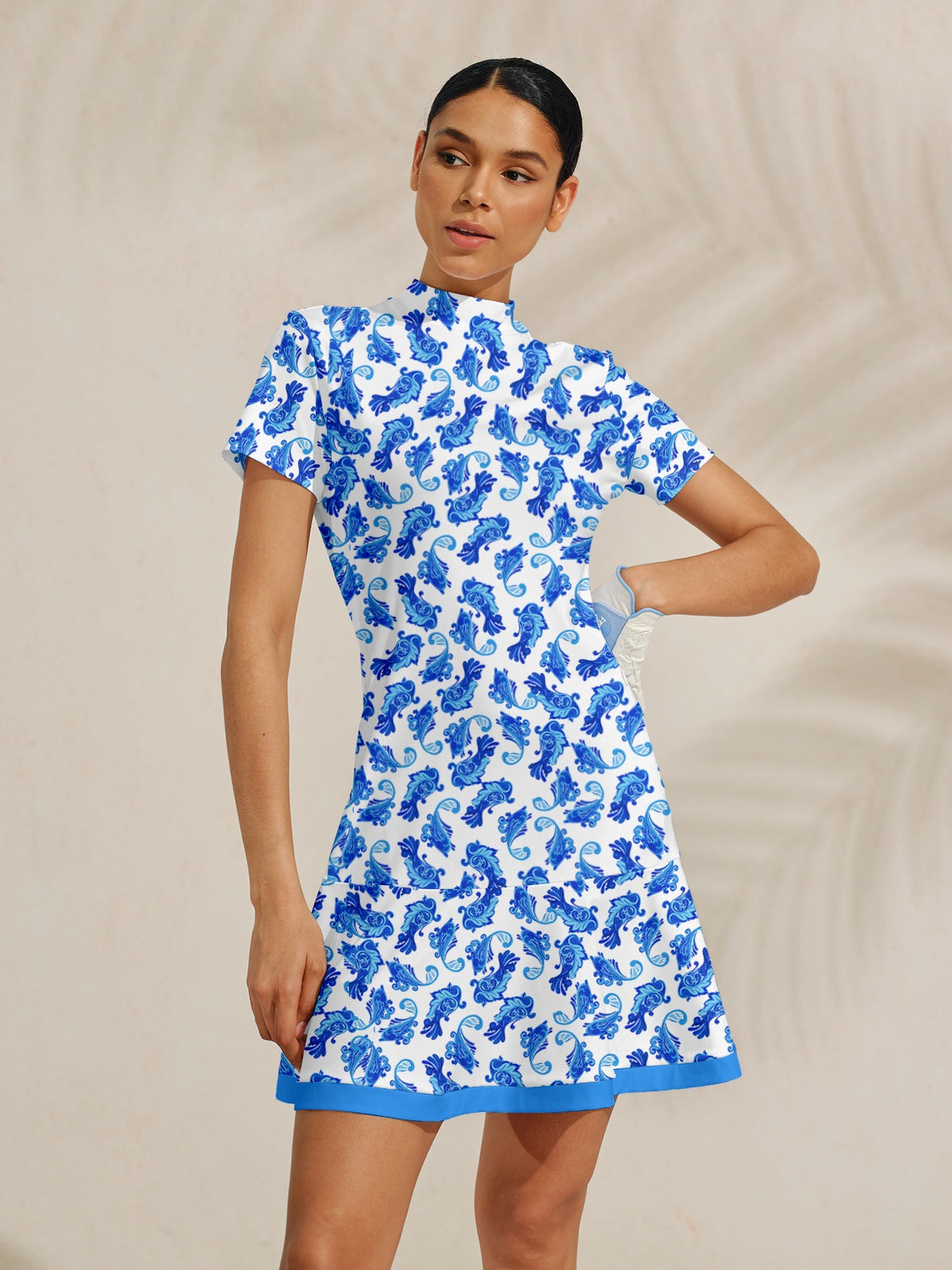 Pretty Feminine Ruffle 35.5 Inch Dress For Golf Pickleball & Tennis