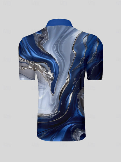Inked Skins Heren Polo met Geribde Kraag UPF50+