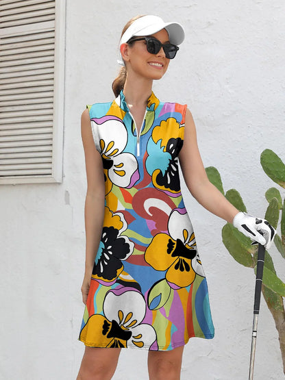 Hyped-up Tropical 36.5 Inch Dress UPF50+