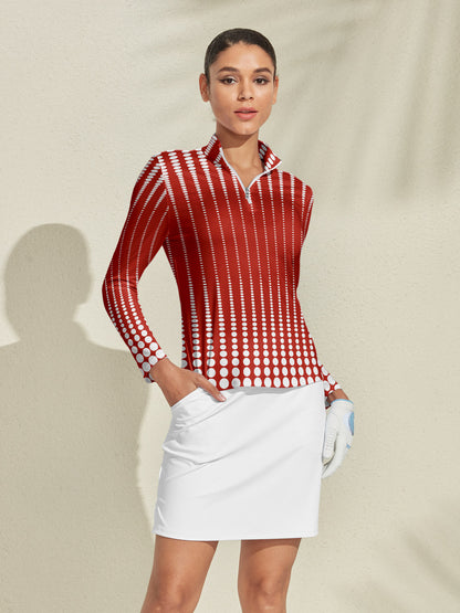 Hyper-prep Golf Shirt Quarterzip UPF50+