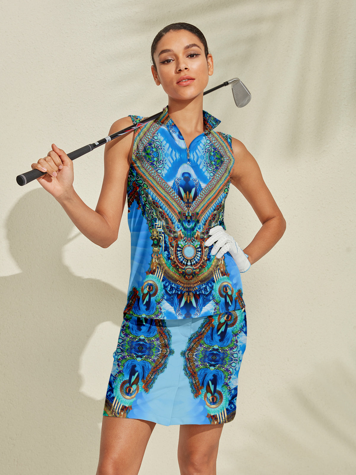 Pretty Feminine Silky 19 Inch High Waist Skort UPF50+