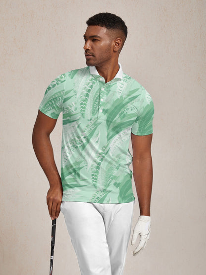 Polo Wildlife Party Uomo con Colletto a Costine UPF50+