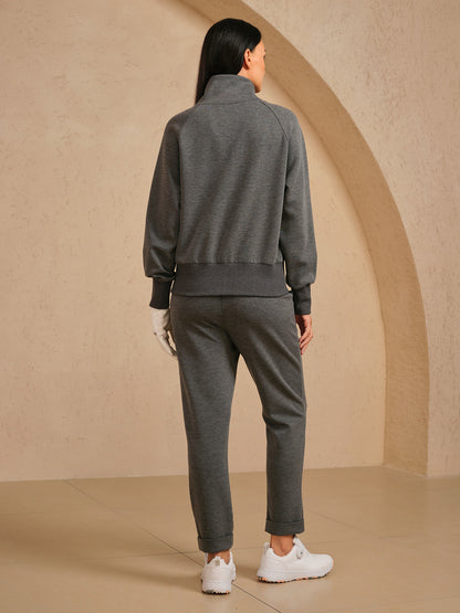 Chaqueta de manga larga UltraSoft con ribetes