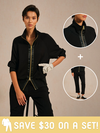 UltraSoft Long Sleeve Trimmed Jacket