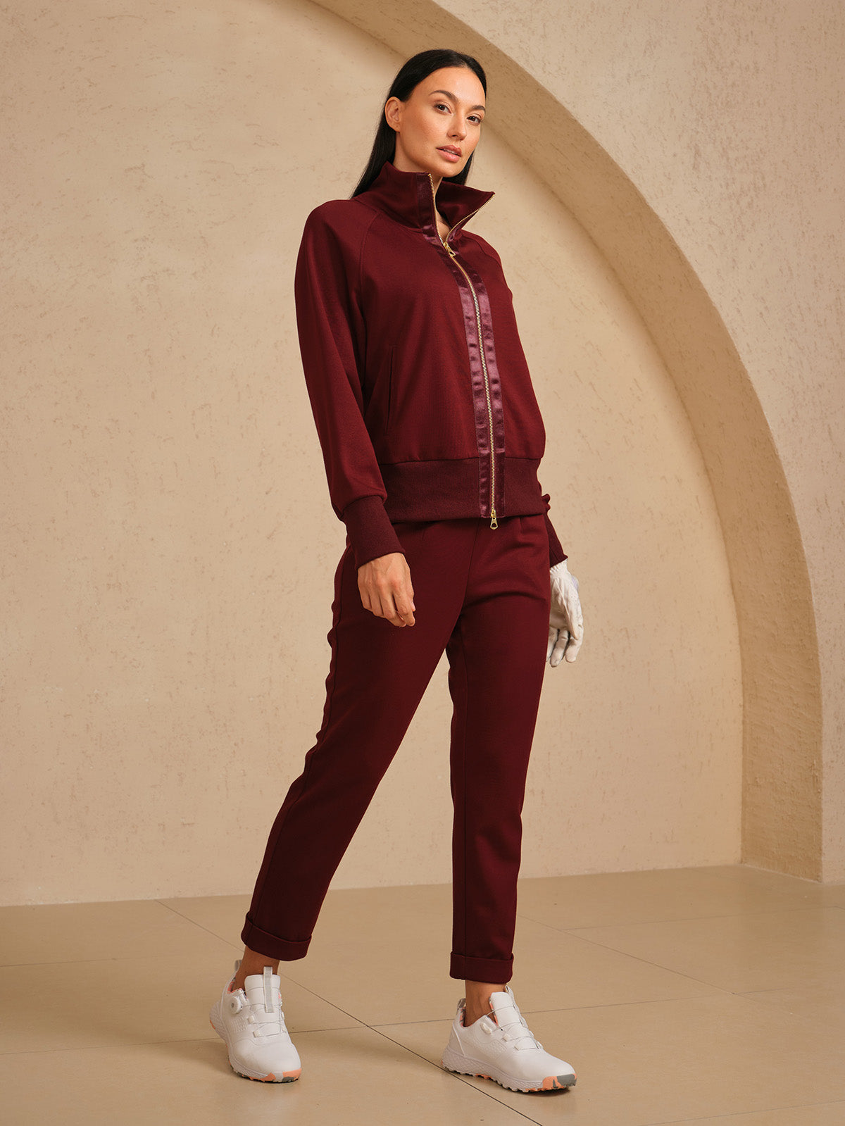 ウルトラソフト長袖トリムジャケット