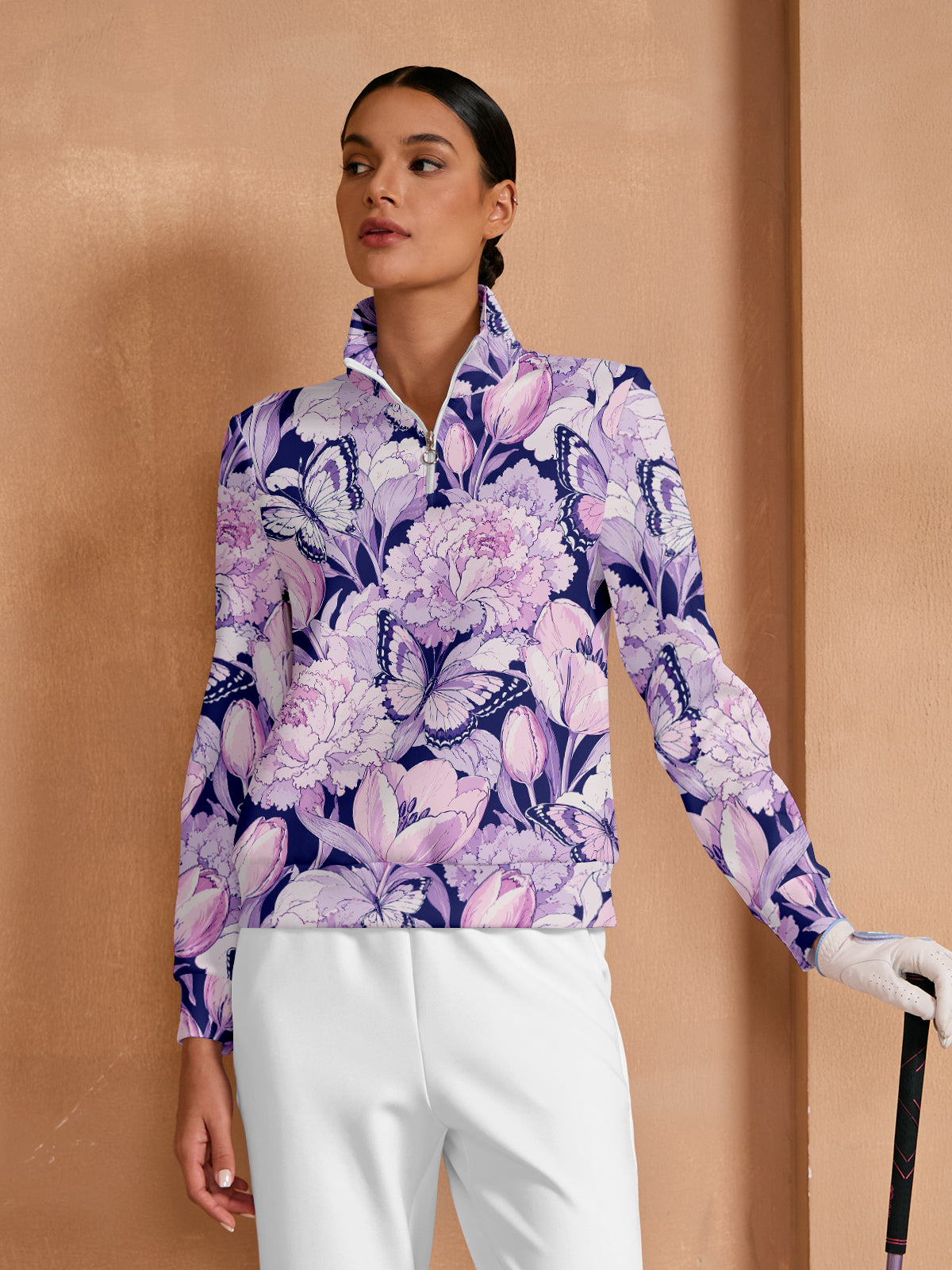 Hyped-up Tropical Golf Sweatshirt