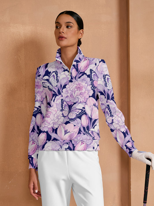Hyped-up Tropical Golf Sweatshirt