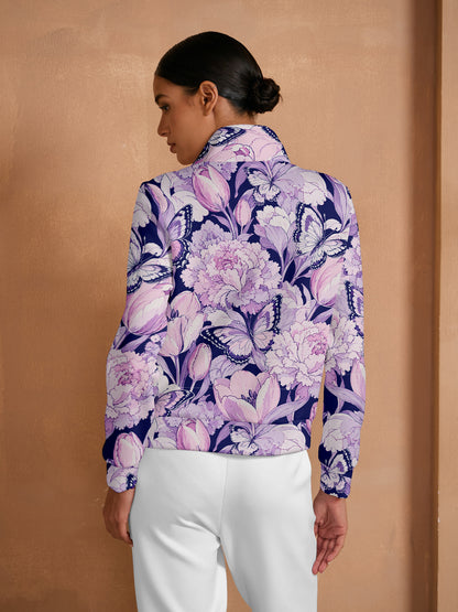 Hyped-up Tropical Golf Sweatshirt