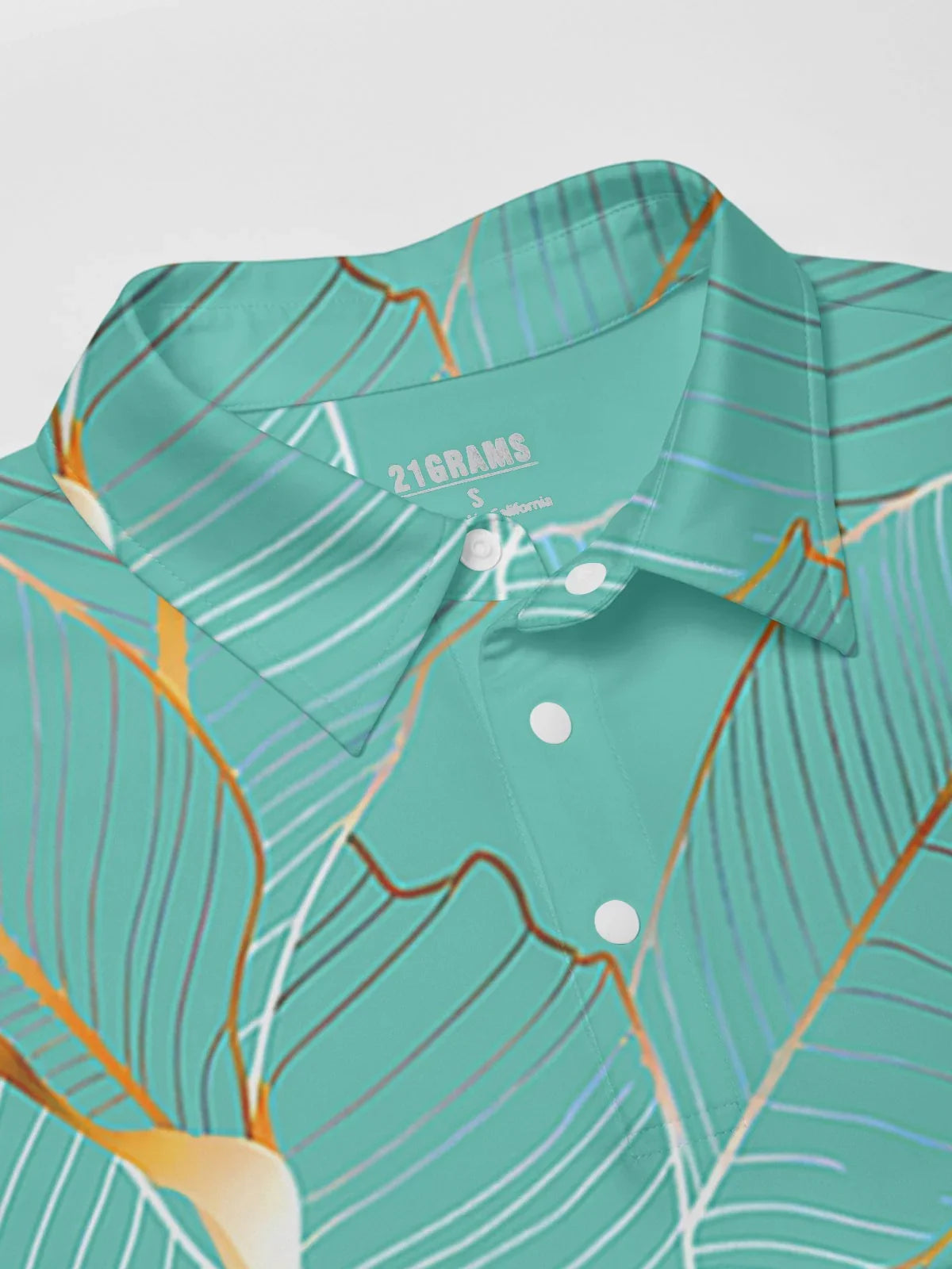 Opgepepte Tropische Heren Polo Top UPF50+