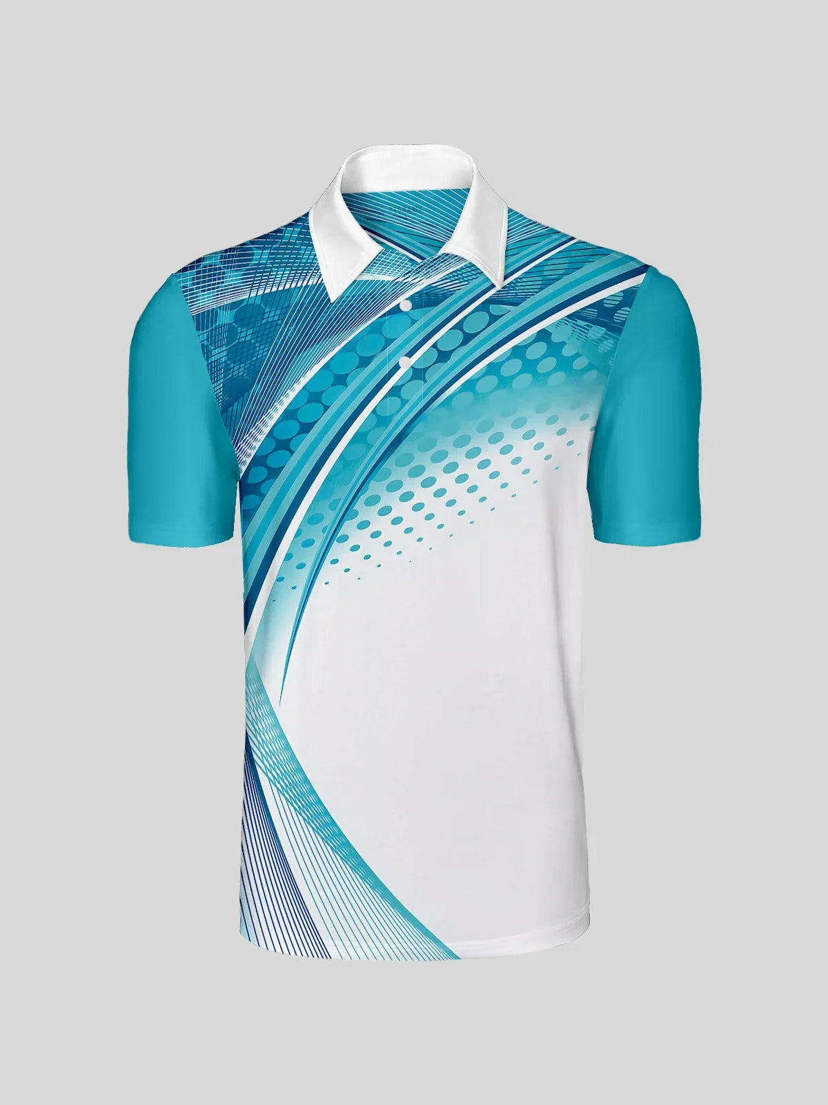 Playful Nautical Men's Polo Top UPF50+