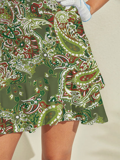 Pretty Feminine Ruffle 34.5 Inch Dress For Golf Pickleball & Tennis