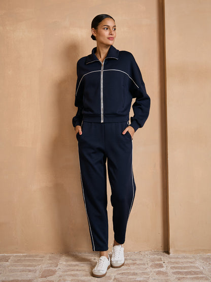 UltraSoft Wool Trimmed Full Zip Jacket