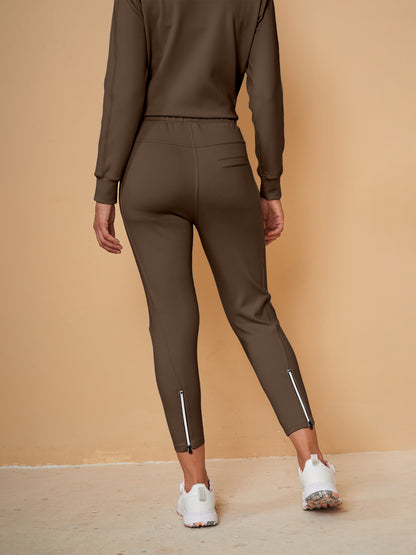 Golfmode Damen Capri-Jogginghose mit Kordelzug