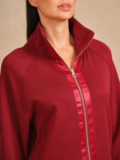 ウルトラソフト長袖トリムジャケット