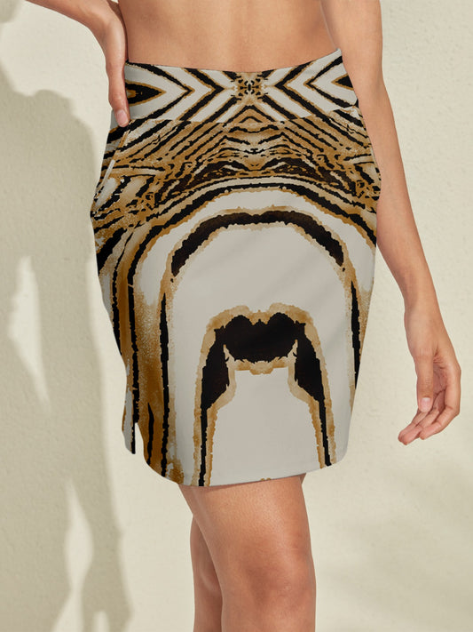 Playful Nautical Silky 19 Inch High Waist Skort UPF50+