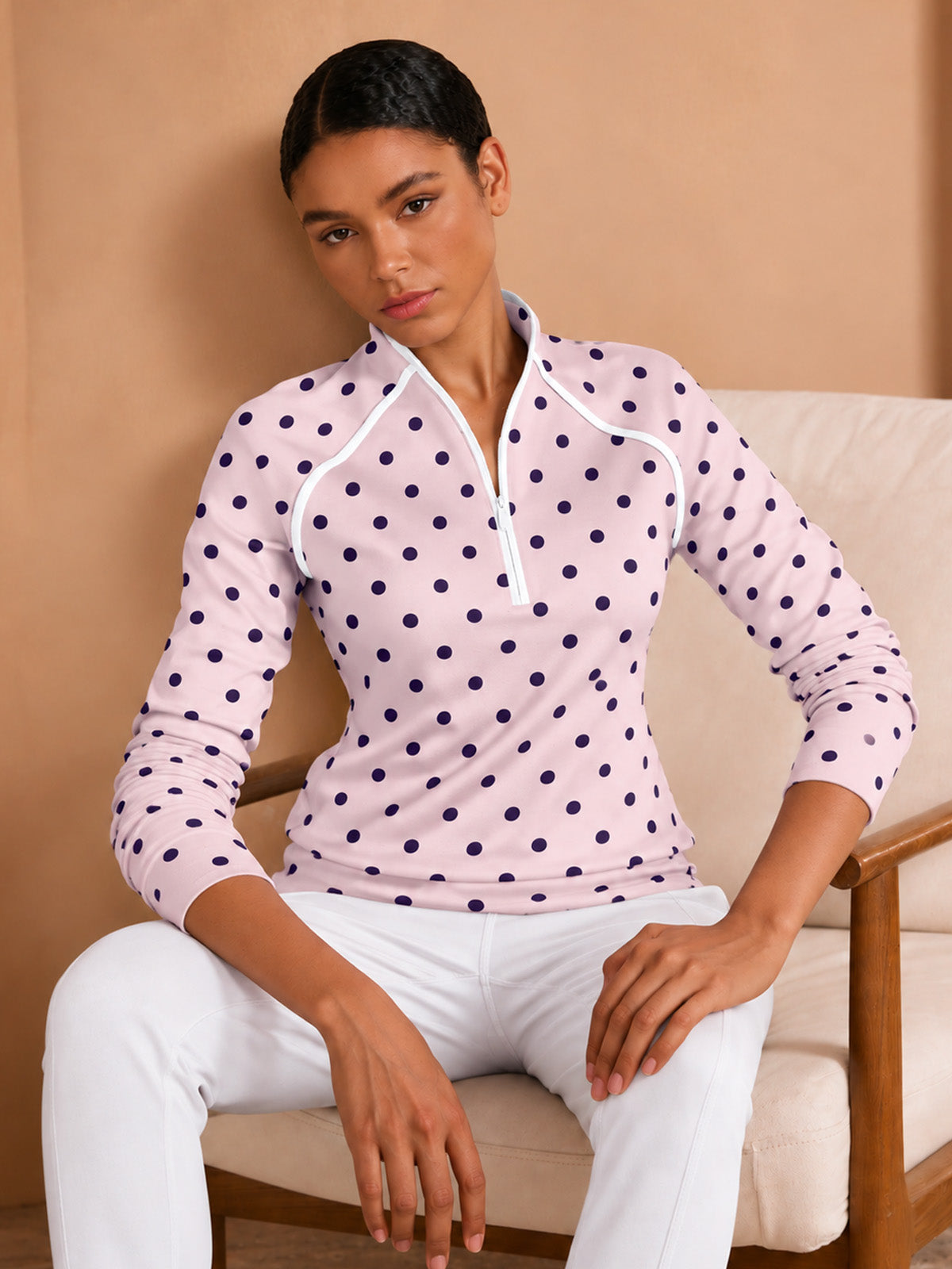 Hyper-prep Long Sleeve Trimmed Sweatshirt