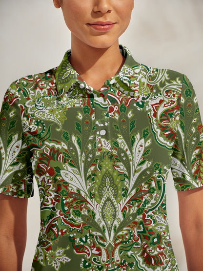 Pretty Feminine Polo Top UPF50+